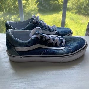 worn once, denim vans